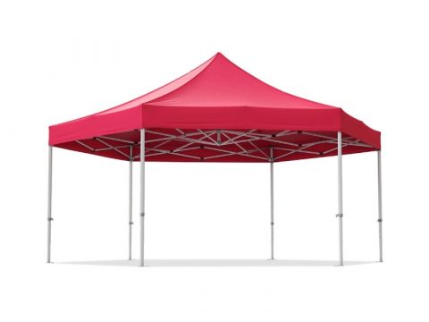 Telts PopUp hexagonal 6st (5,80m*5,80m)